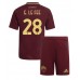 AS Roma Enzo Le Fee #28 Dětské Oblečení Domácí Dres 2024-25 Krátkým Rukávem (+ trenýrky)